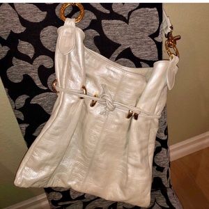 Andre Oliver Soft Embossed 💯 Leather Bag